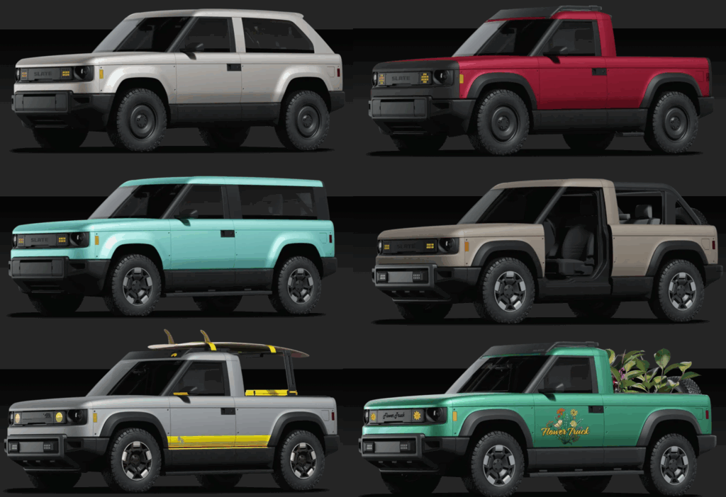 Slate Auto Elektro-Pickup
Modularität