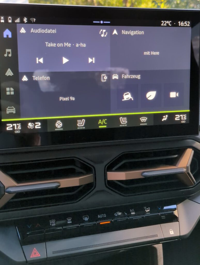 Dacia Bigster Infotainment
